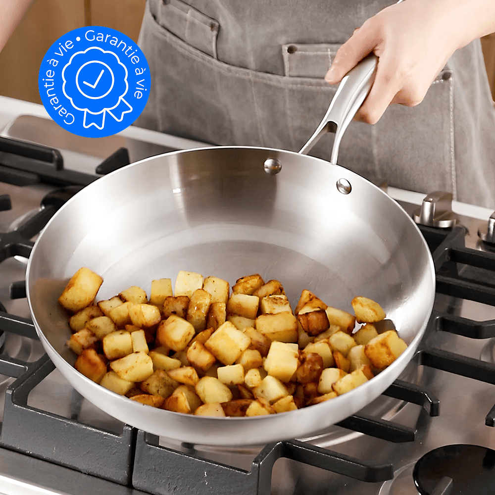 La Poêle Essentielle Inox Premium - 28 cm