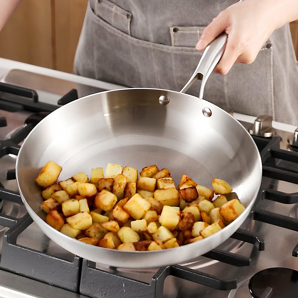 La Poêle Essentielle Inox Premium 28 cm