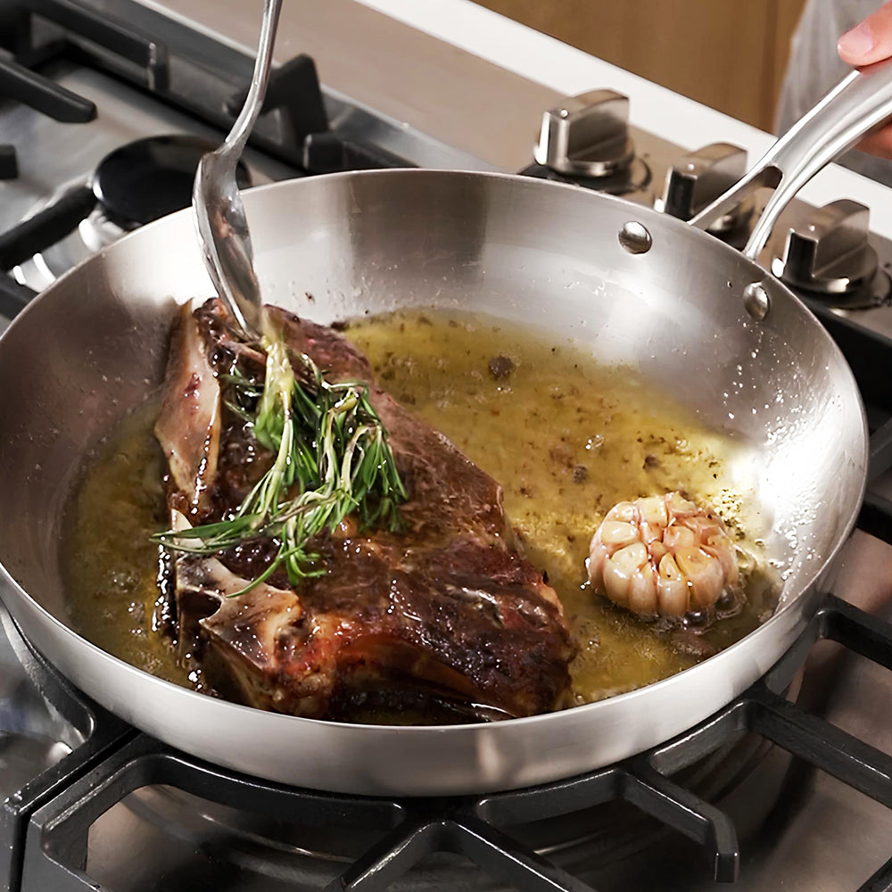 La Poêle Essentielle Inox Premium 28 cm