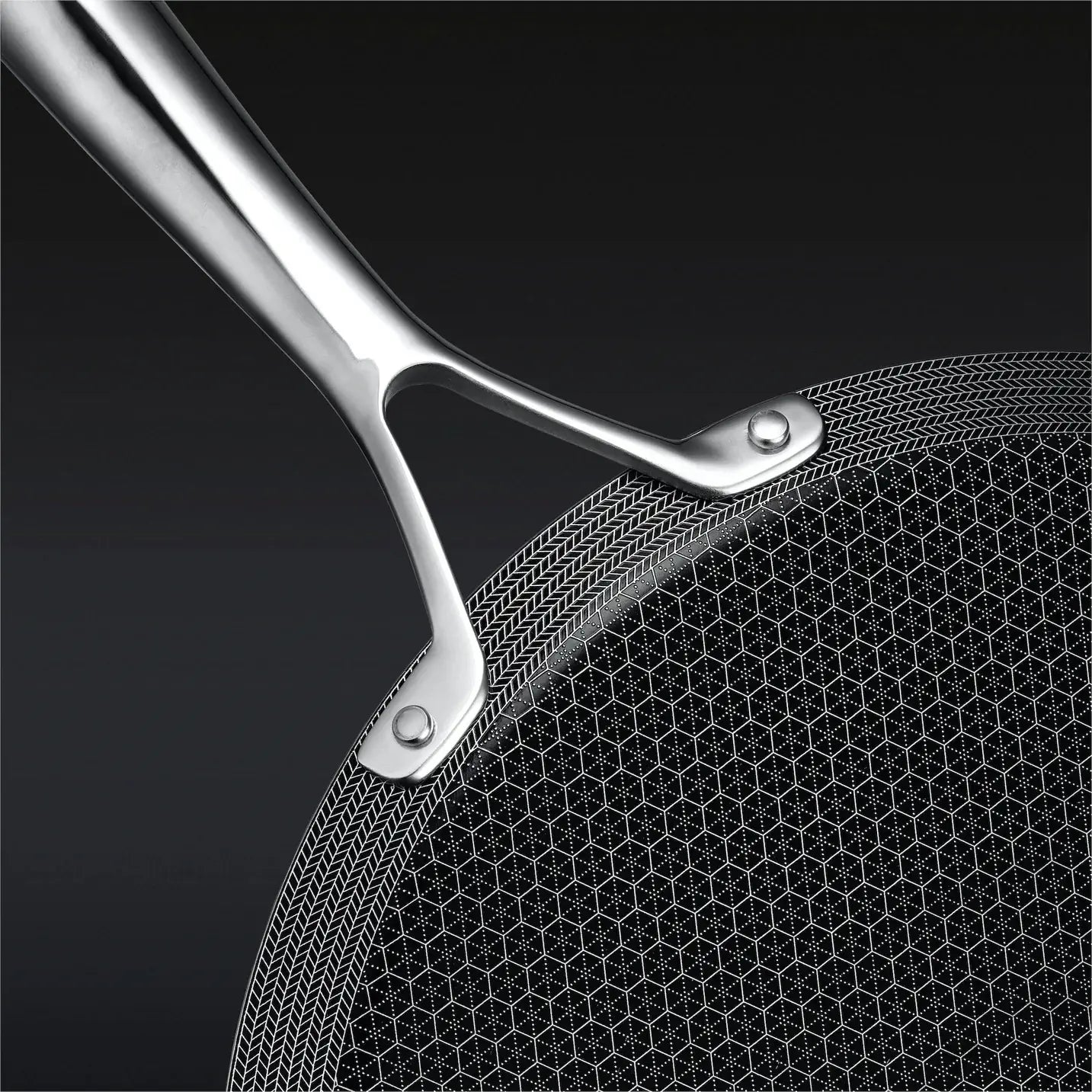 Poêle Grill Hybride Inox 30 cm