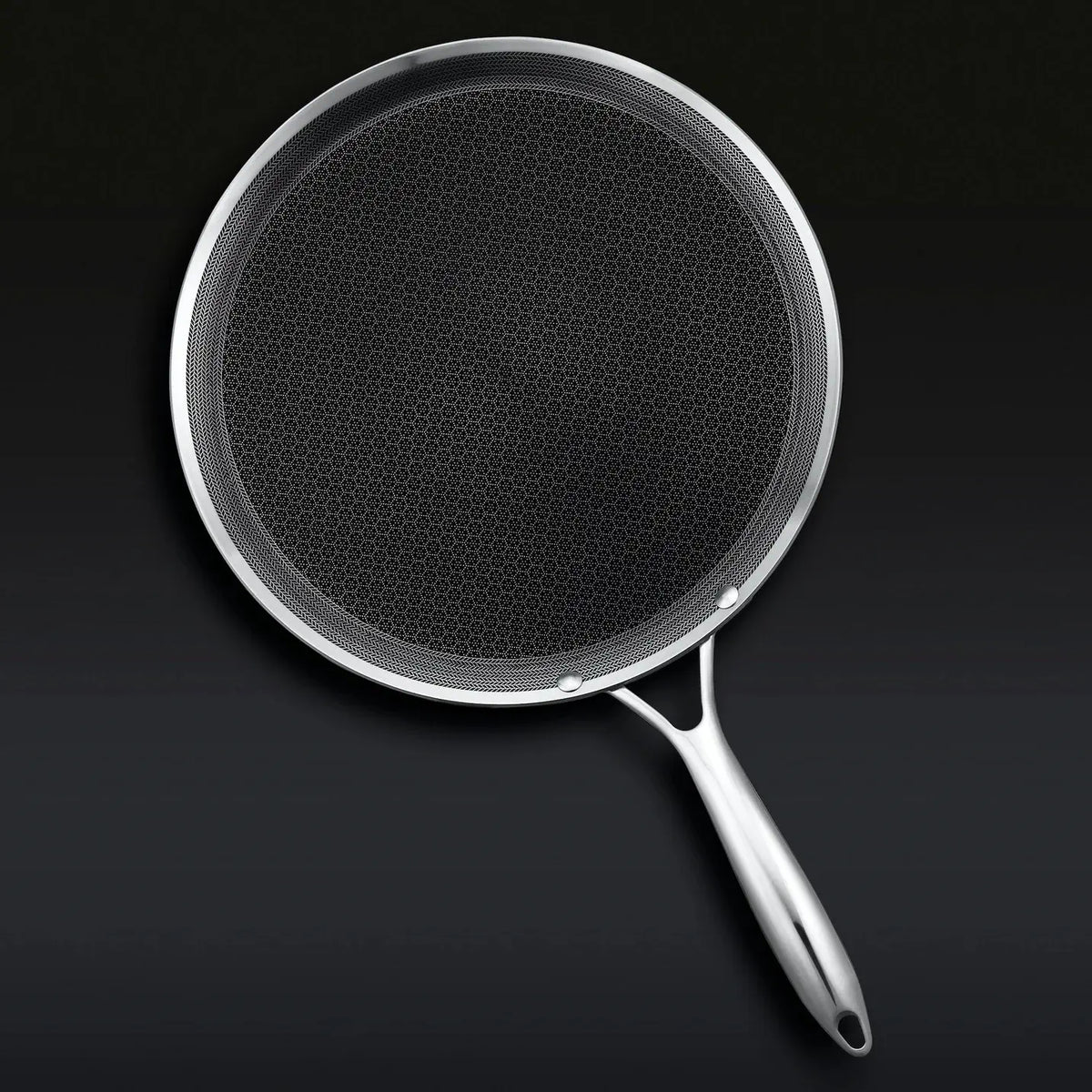 Poêle Grill Hybride Inox 30 cm