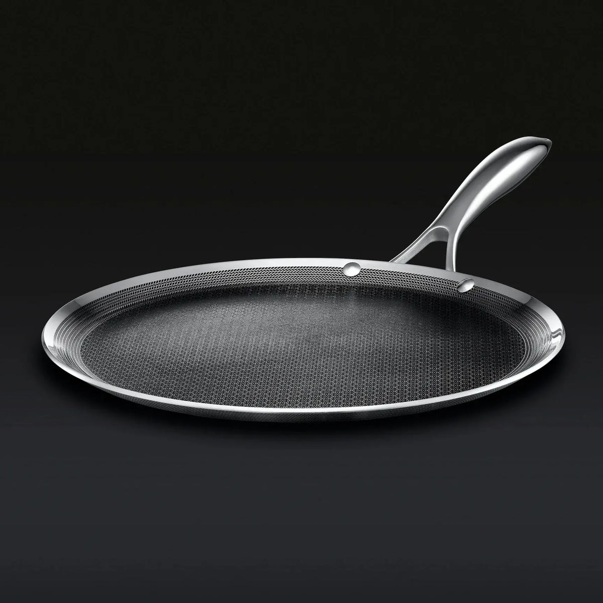 Poêle Grill Hybride Inox 30 cm