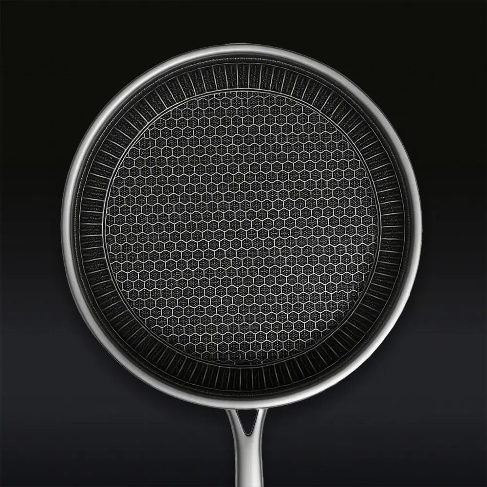 La Poêle Hybride Antiadhésive Inox Premium 28 cm