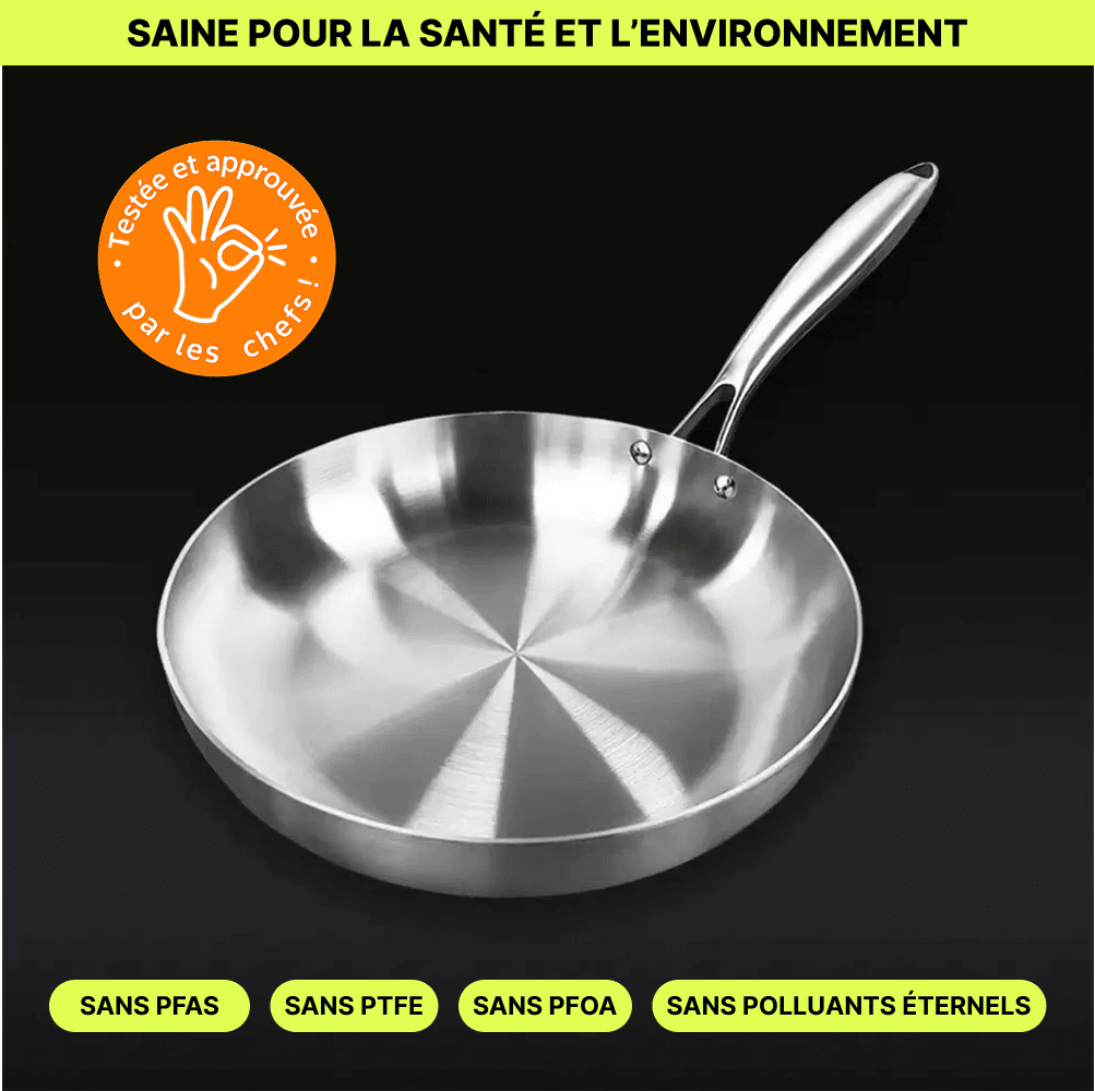 La Poêle Essentielle Inox Premium 26 cm