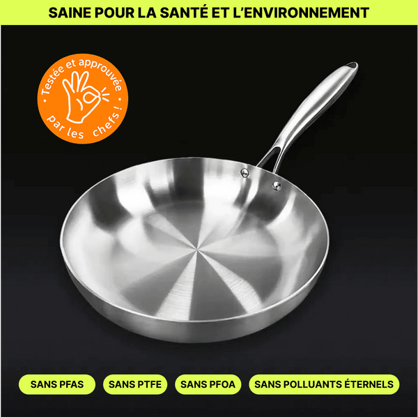 La Poêle Essentielle Inox Premium 26 cm