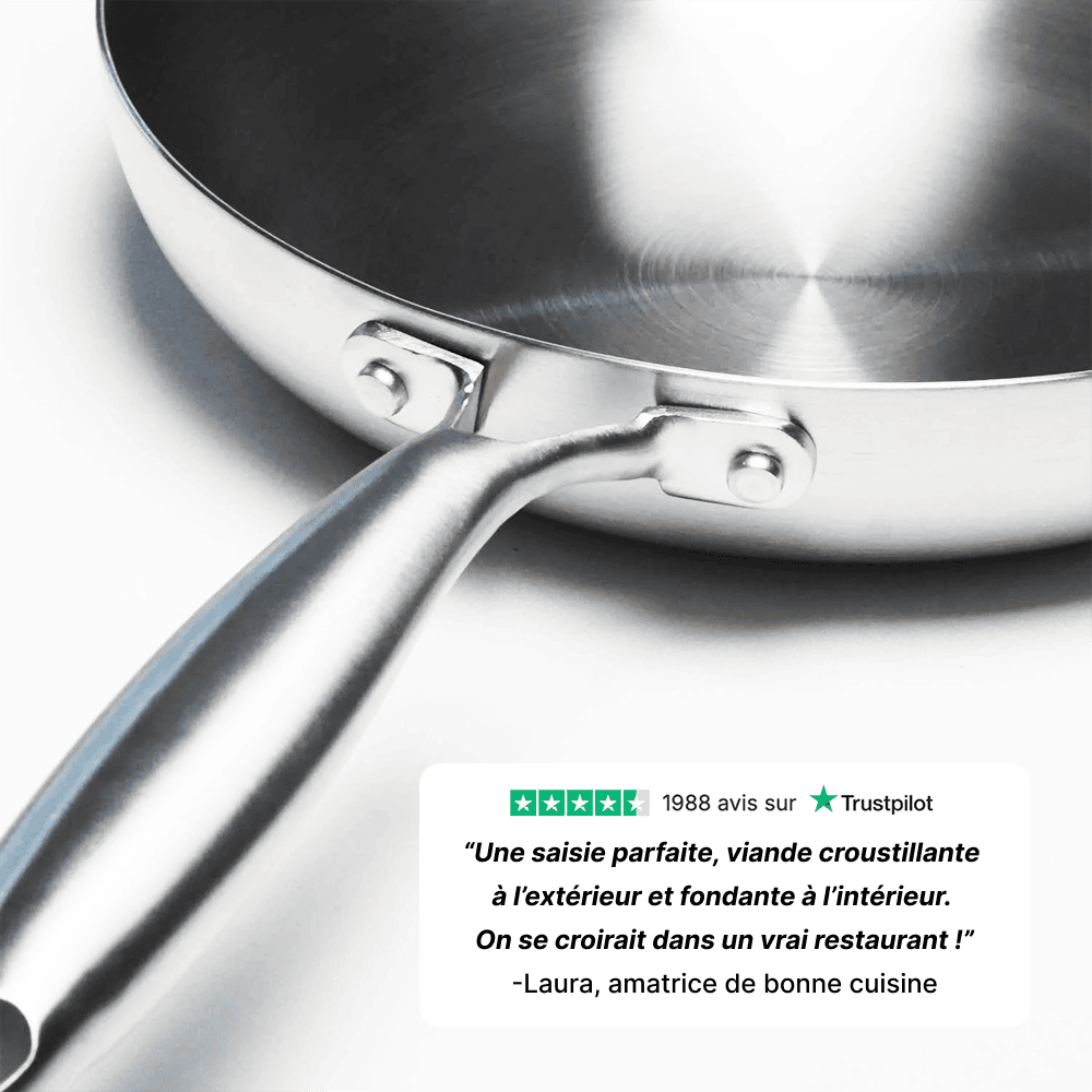 La Poêle Essentielle Inox Premium 26 cm