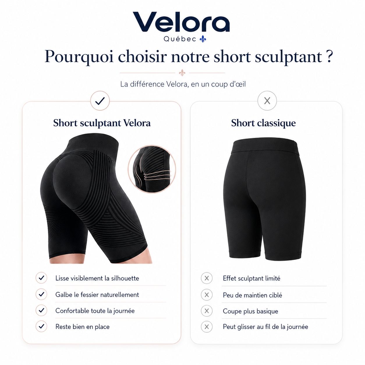 Shorty Sculptant : Ventre Plat, Fesses Galbées & Anti-Cellulite