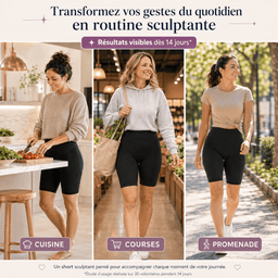 Shorty Sculptant : Ventre Plat, Fesses Galbées & Anti-Cellulite