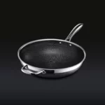Wok inox & anti-adhésif 30 cm du set cuisine hybride 7 pièces NextDeals